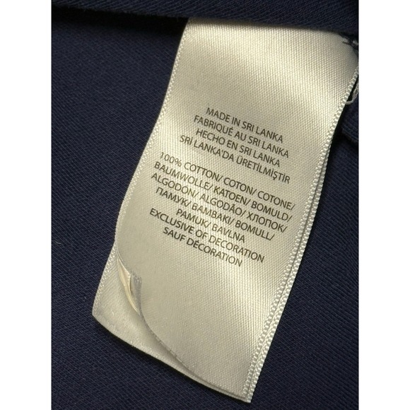 Polo Ralph Lauren Men's XL Navy Blue Short Sleeve Polo Shirt White Pony Cotton - Picture 4 of 5